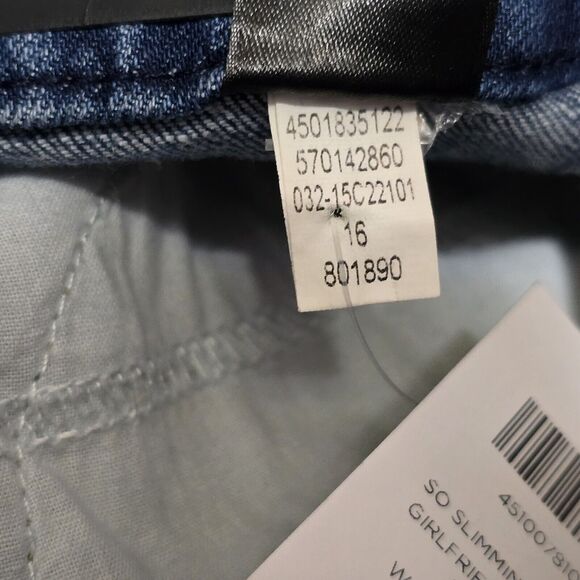 NEW Chico’s Size 0.5 (6) Blue Denim So Slimming Girlfriend Ankle Jeans - Picture 8 of 10